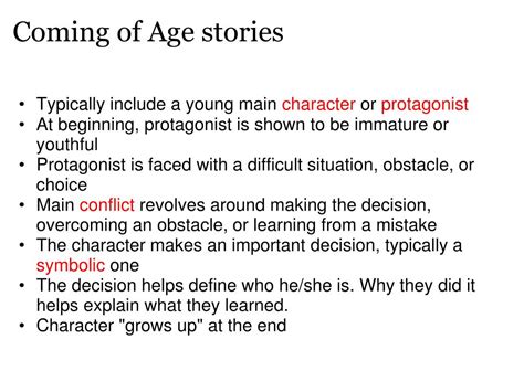 Definition and Usage of Coming of Age